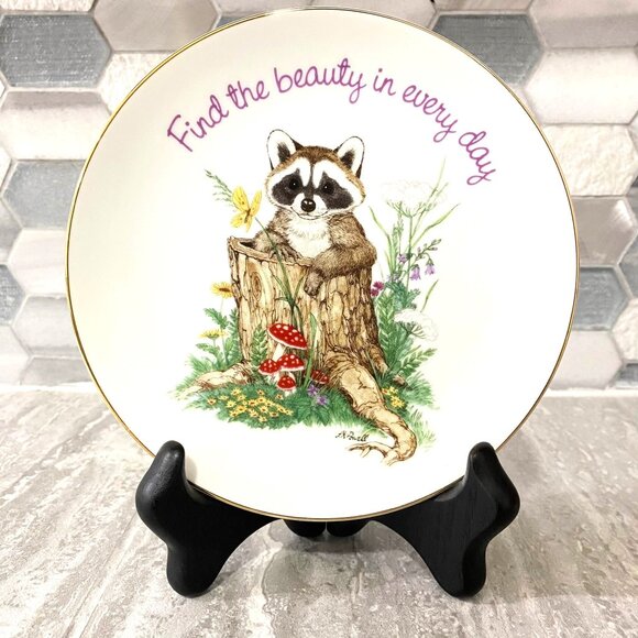 Lasting Memories Fine Porcelain "Find The Beauty In Every Day" Plate Decor 6 In. - Picture 1 of 6